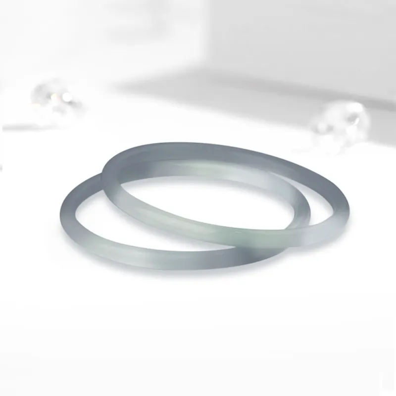 Fortune Gold Colored Glaze Bangles Women's-3