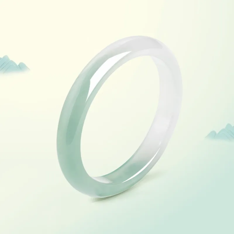 Fortune Gold Chalcedony Bangles Women's-4