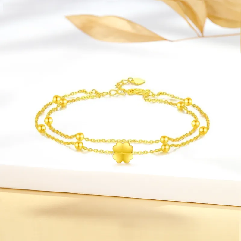 Fortune Gold Hand Accessory Box Bracelet Unisex-13