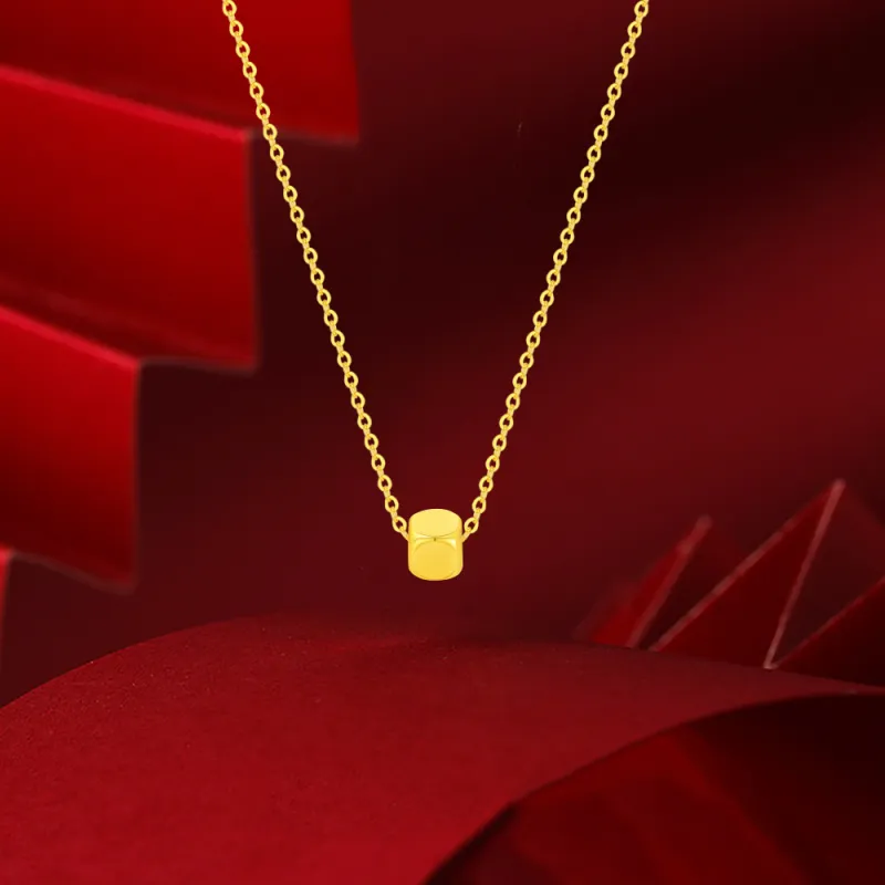 Fortune Gold Box Jewelry Collarbone Chain Women's-3