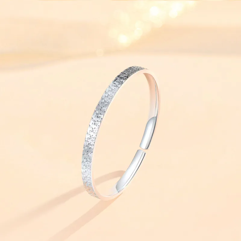 Fortune Gold 999 Fine Silver Bangles Unisex-4