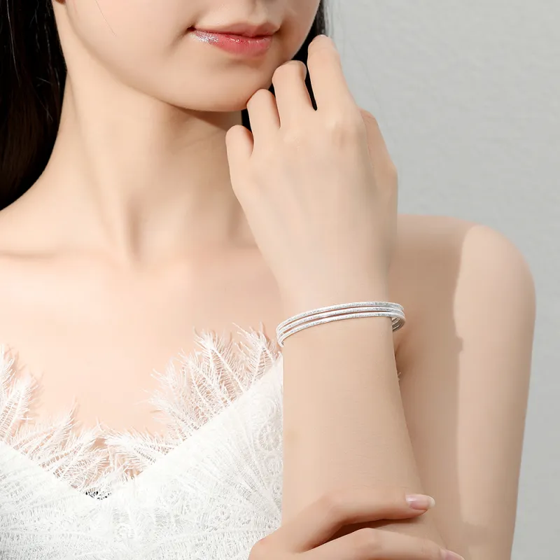 Fortune Gold New Chinese Style Sterling Silver Bracelets Unisex-1
