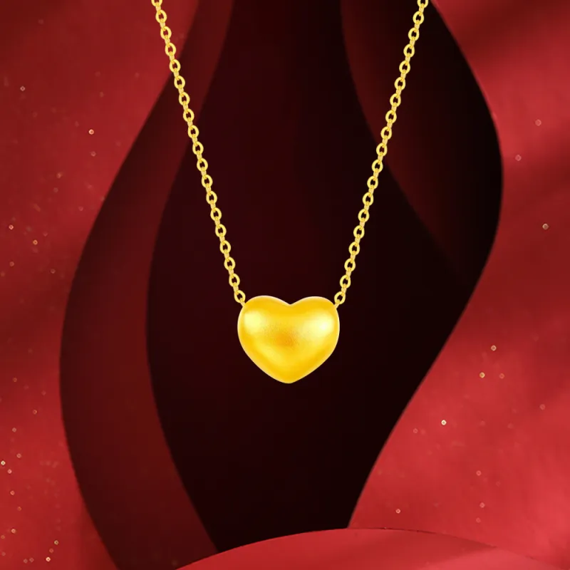 Fortune Gold Jewelry Mom Box Necklace Women's-17