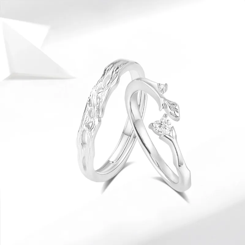 Fortune Gold 999 Fine Silver Rings Unisex-4