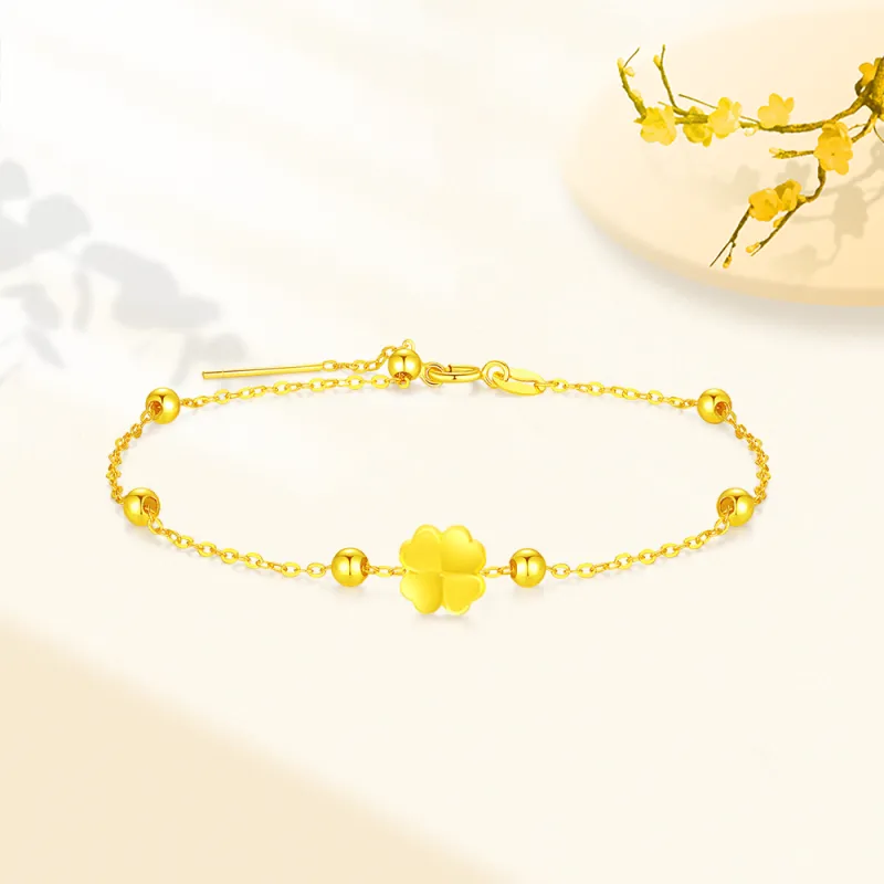 Fortune Gold Hand Accessory Box Bracelet Unisex-3