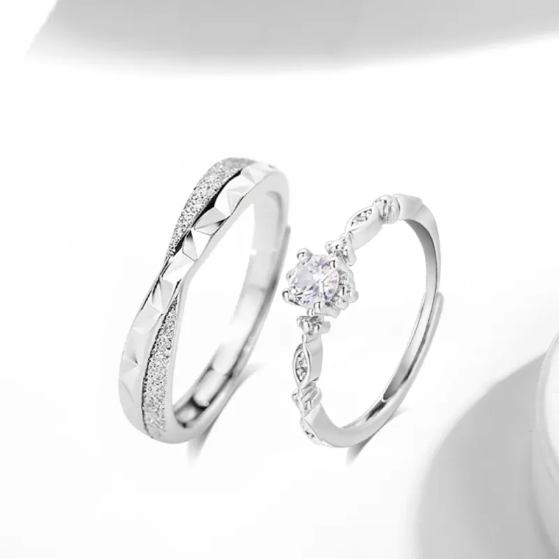 Fortune Gold Gift Box Set Rings Unisex-4