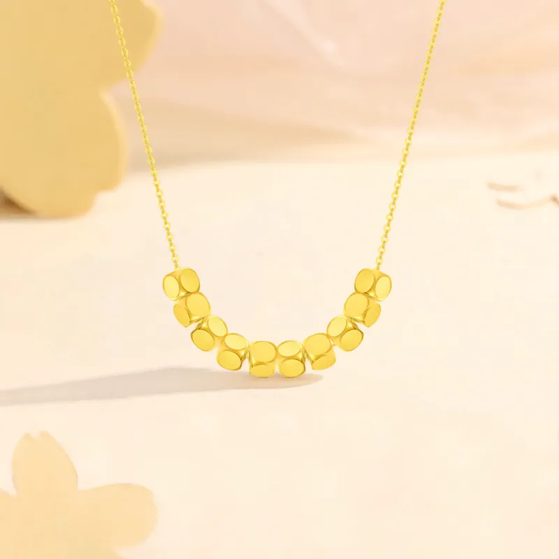 Fortune Gold Box Jewelry Collarbone Chain Women's-26
