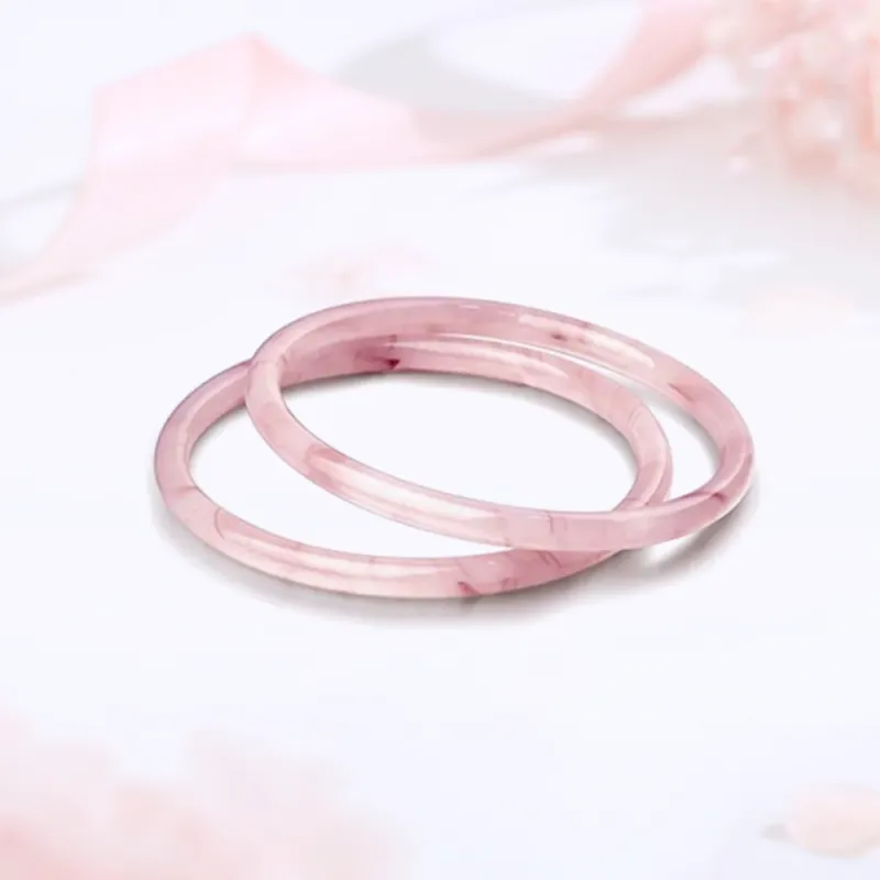 Fortune Gold Colored Glaze Bangles Women's-1