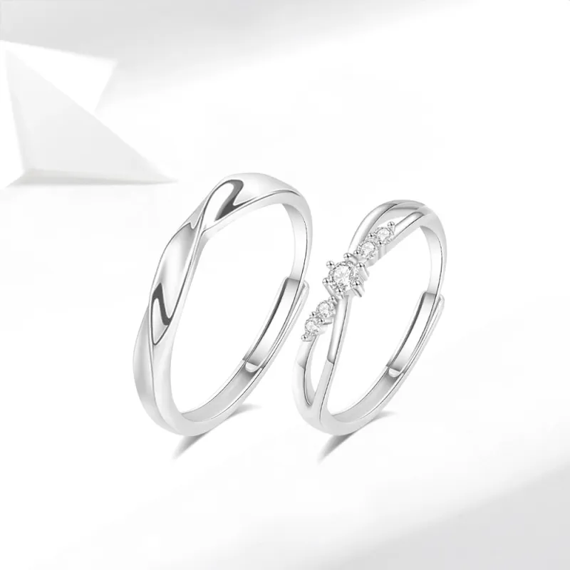 Fortune Gold S999 Fine Silver Rings Unisex-10