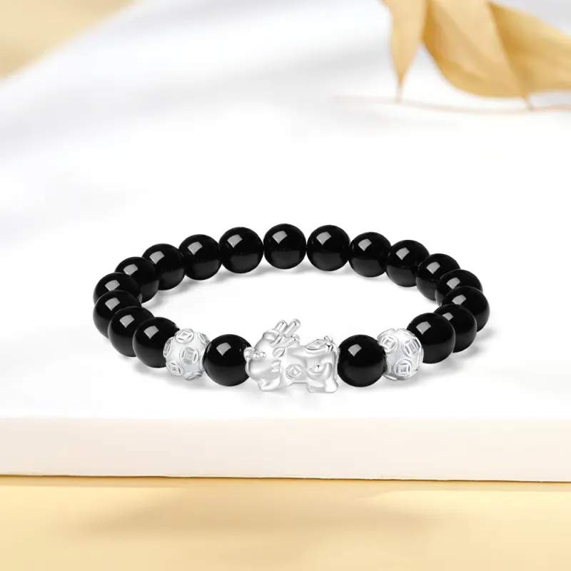 Fortune Gold Agate Jade Bracelets Unisex-4