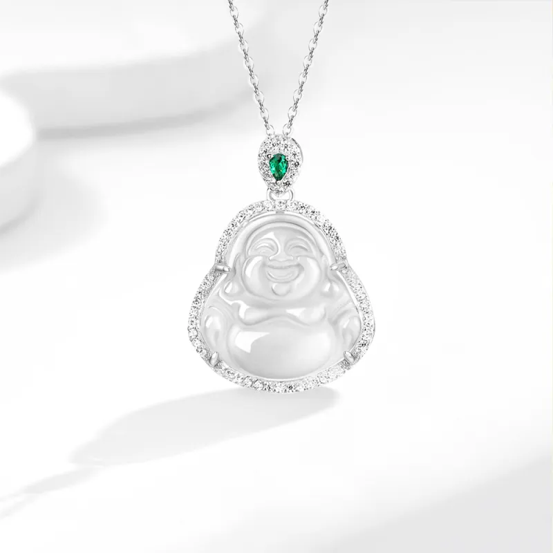 Fortune Gold Chalcedony Necklaces Unisex-3