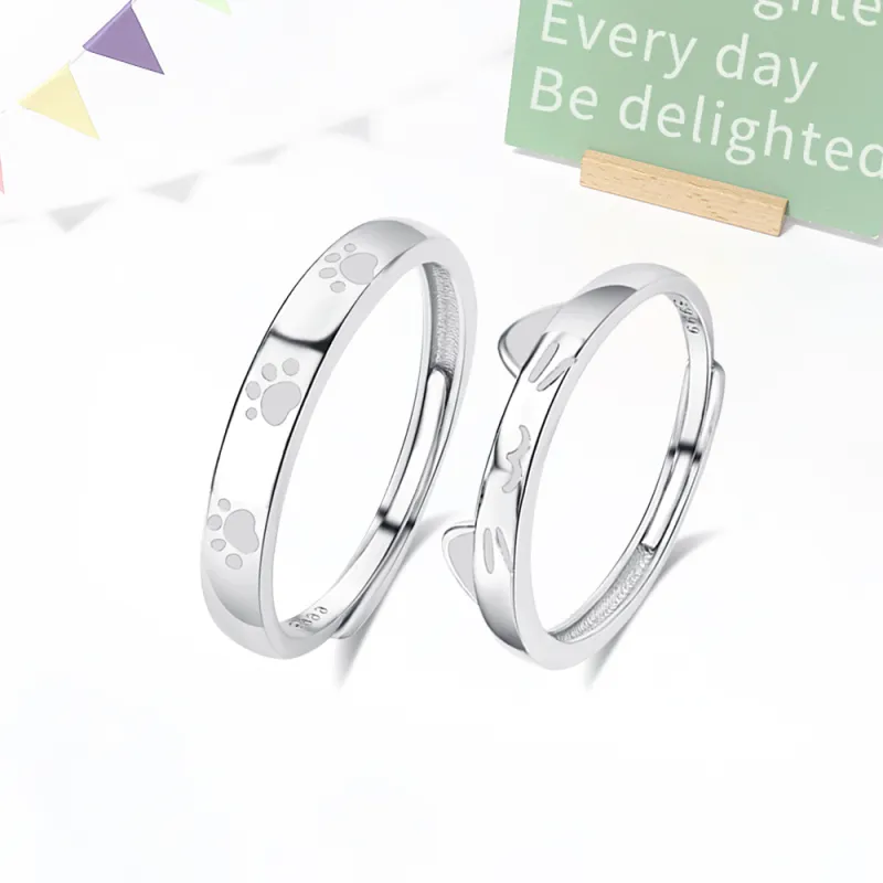 Fortune Gold Customizable Lettering Box Ring Unisex-13