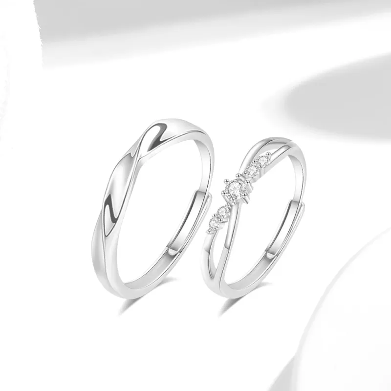 Fortune Gold S999 Fine Silver Rings Unisex-12
