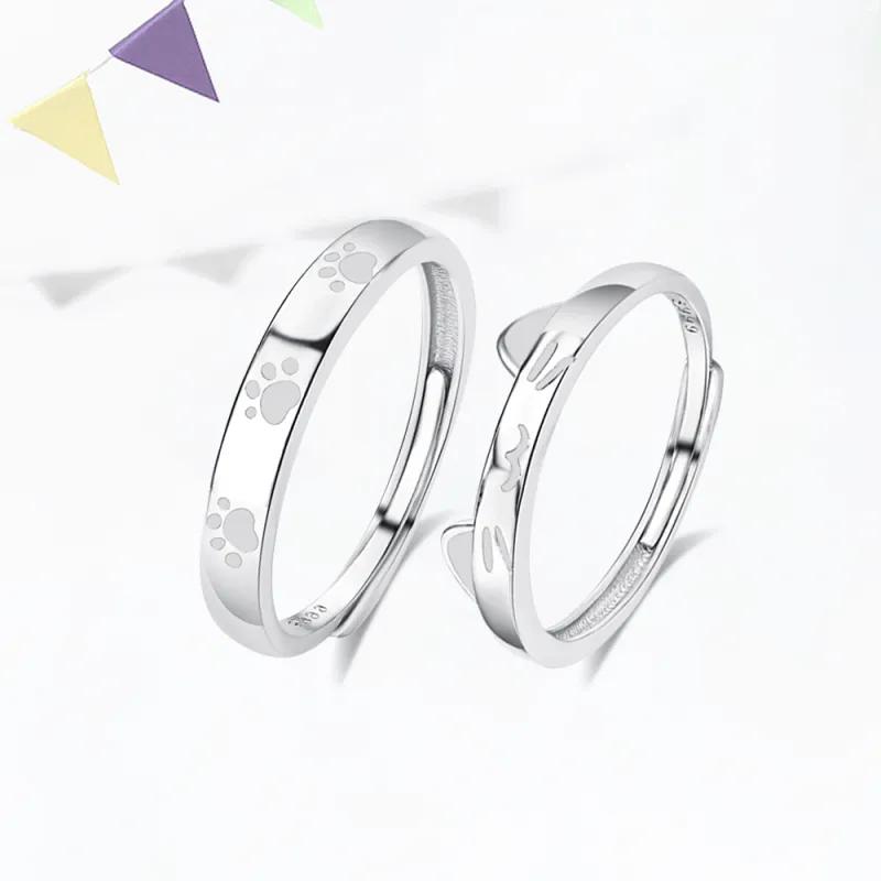 Fortune Gold Customizable Lettering Box Ring Unisex-12