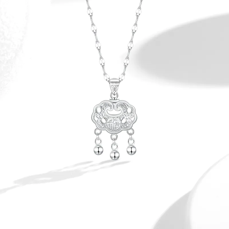 Fortune Gold 999 Fine Silver Necklaces Unisex-2
