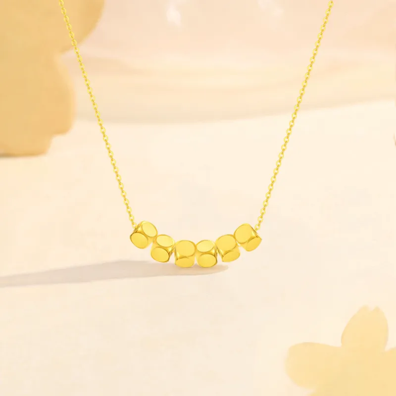 Fortune Gold Box Jewelry Collarbone Chain Women's-15