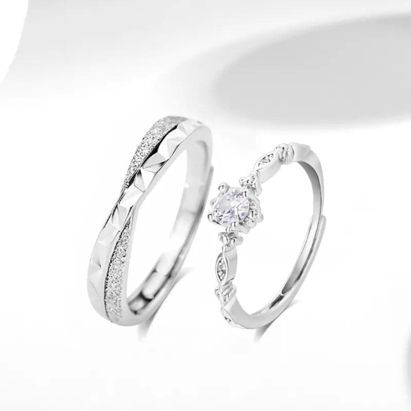 Fortune Gold Gift Box Set Rings Unisex-5