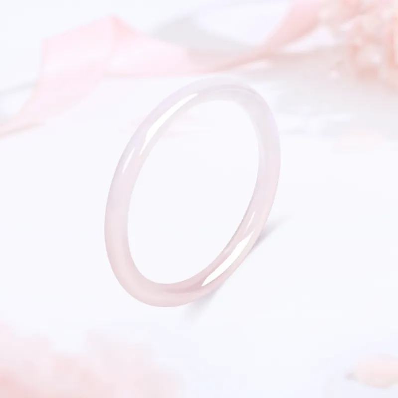 Fortune Gold Chalcedony Bangles Women's-2