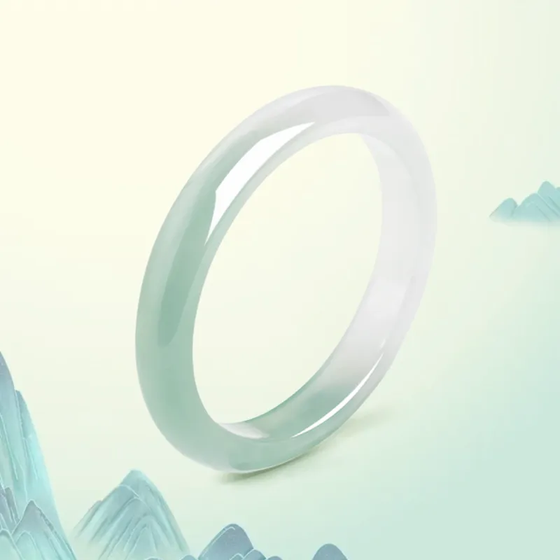 Fortune Gold Chalcedony Bangles Women's-5