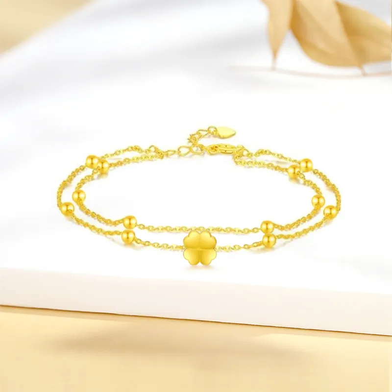 Fortune Gold Hand Accessory Box Bracelet Unisex-11