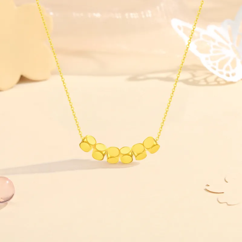Fortune Gold Box Jewelry Collarbone Chain Women's-14