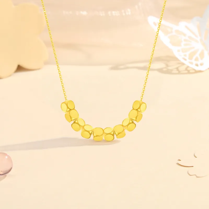 Fortune Gold Box Jewelry Collarbone Chain Women's-25