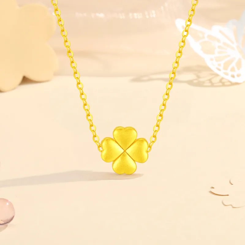 Fortune Gold Jewelry Box Necklace Women's-2