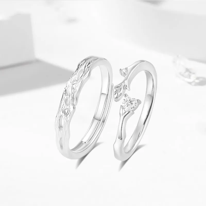 Fortune Gold 999 Fine Silver Rings Unisex-2