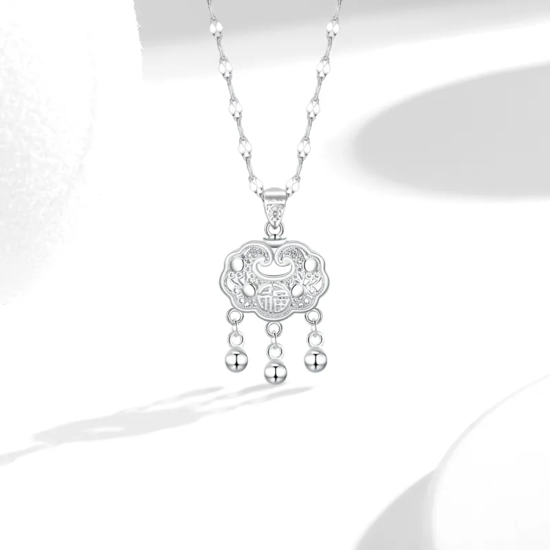 Fortune Gold 999 Fine Silver Necklaces Unisex-6
