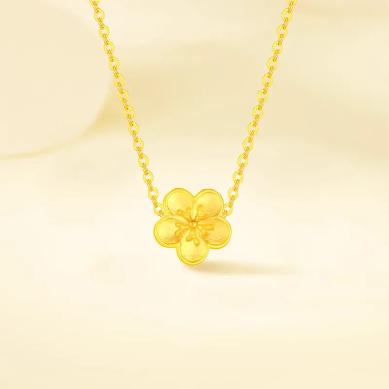 Fortune Gold Jewelry Mom Box Necklace Women's-2