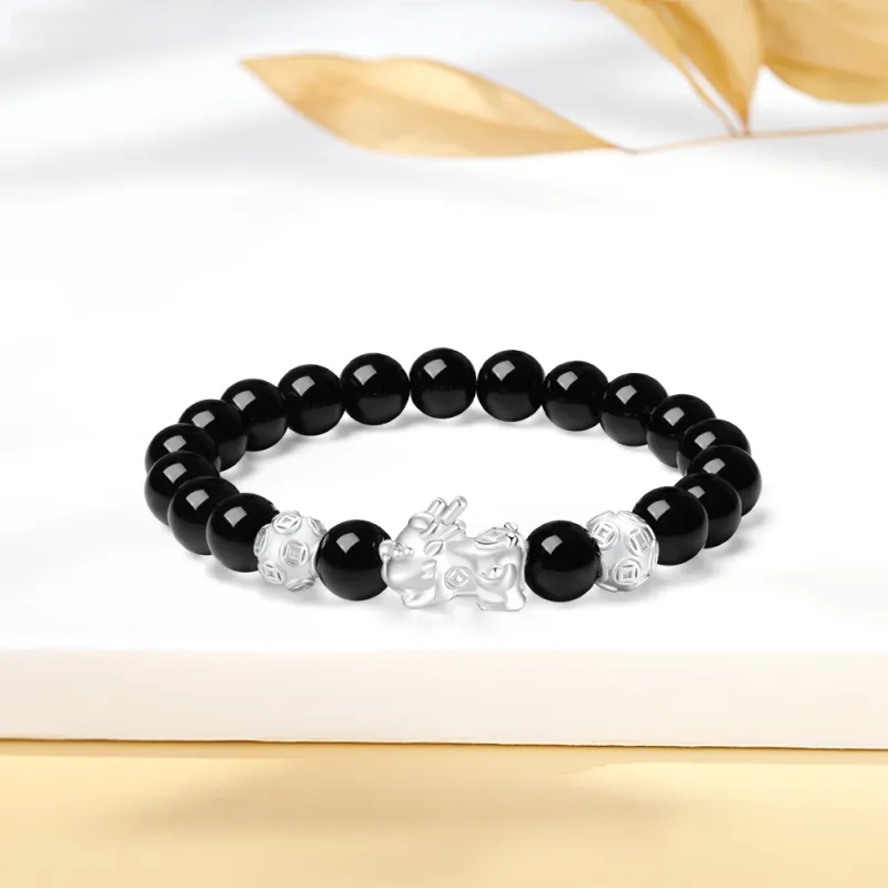 Fortune Gold Agate Jade Bracelets Unisex-2