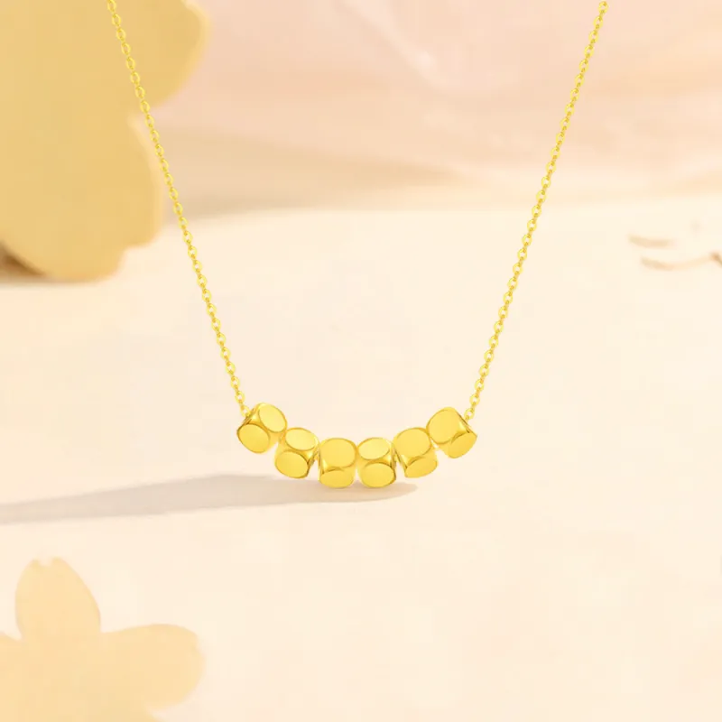 Fortune Gold Box Jewelry Collarbone Chain Women's-16