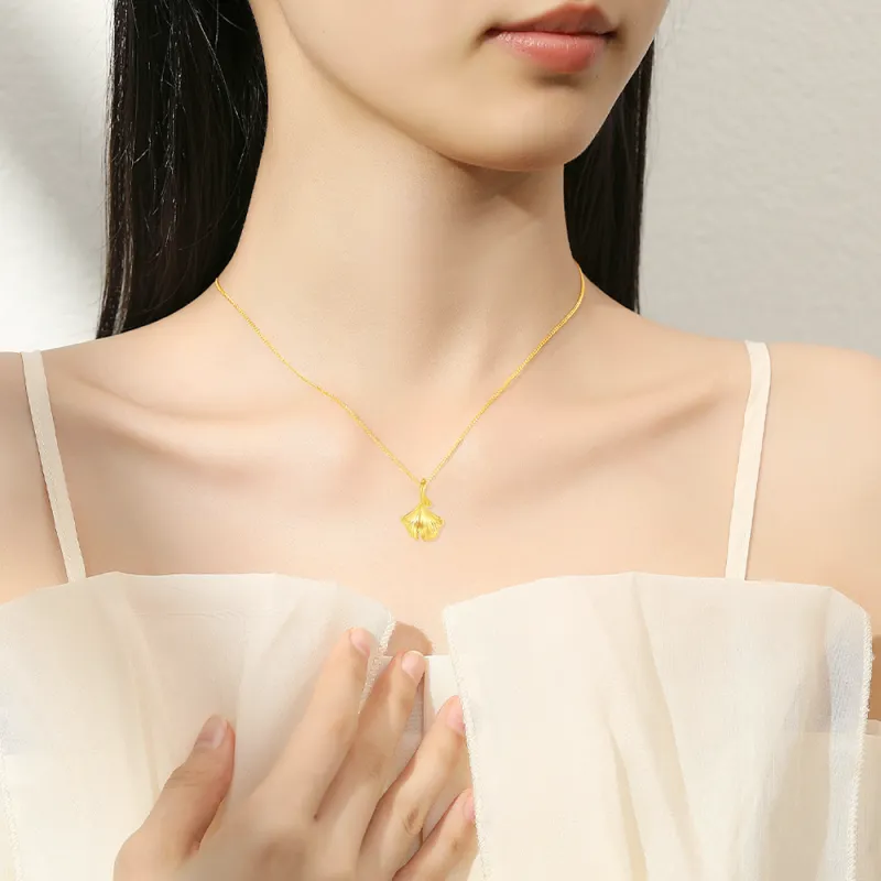 Fortune Gold Jewelry Box Necklace Unisex-3