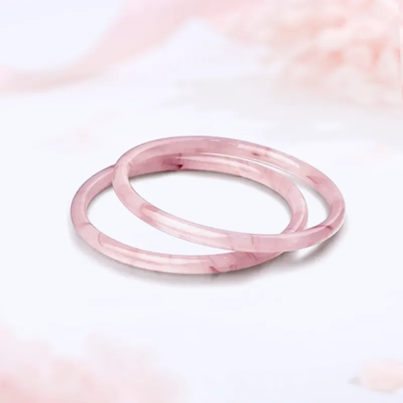 Fortune Gold Colored Glaze Bangles Women's-2