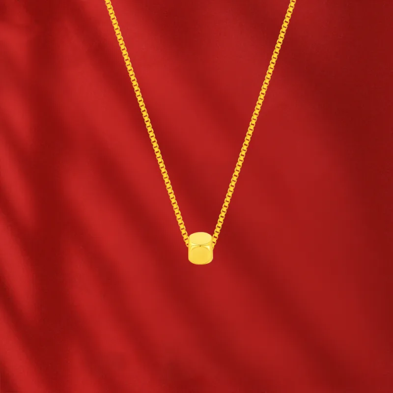 Fortune Gold Jewelry Box Necklace Women's-3