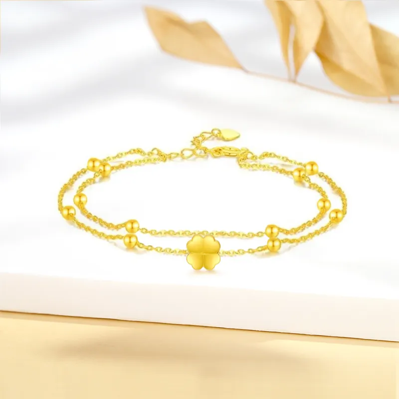 Fortune Gold Hand Accessory Box Bracelet Unisex-12