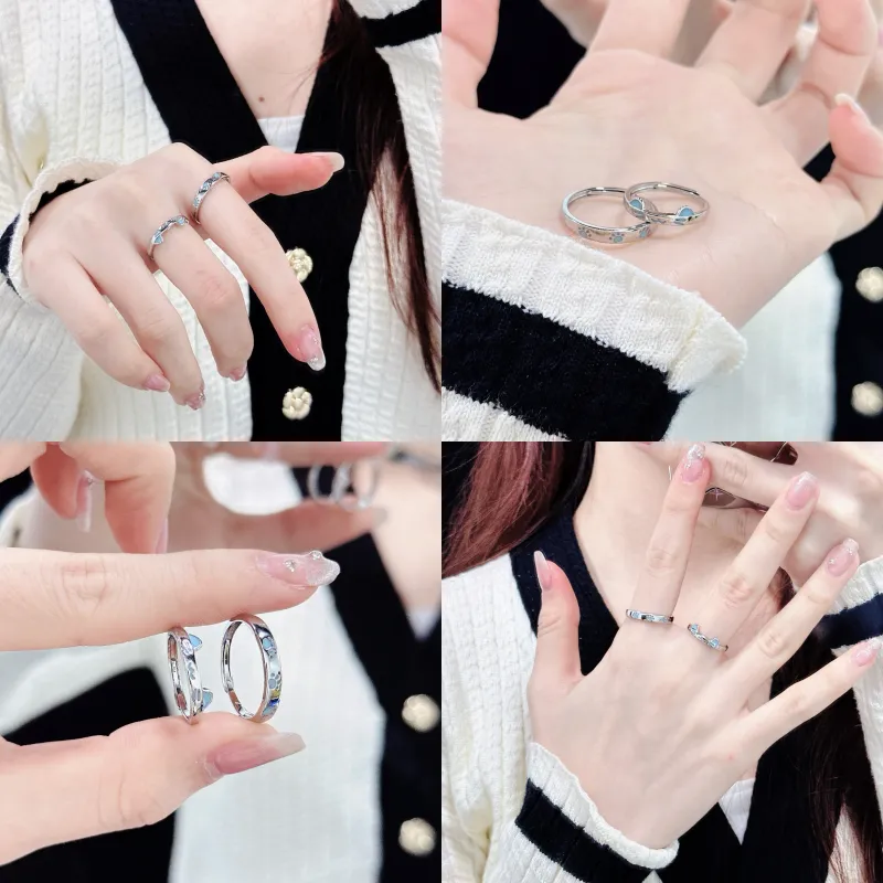 Fortune Gold Customizable Lettering Box Ring Unisex-6