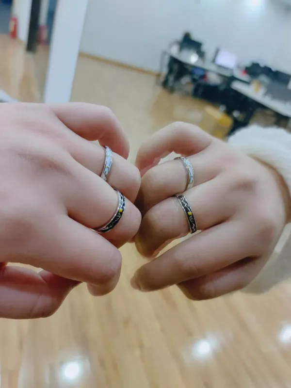 FireMonkey S925 Sterling Silver Rings Unisex-2