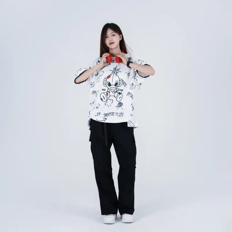 FireMonkey T Shirt Unisex White-5