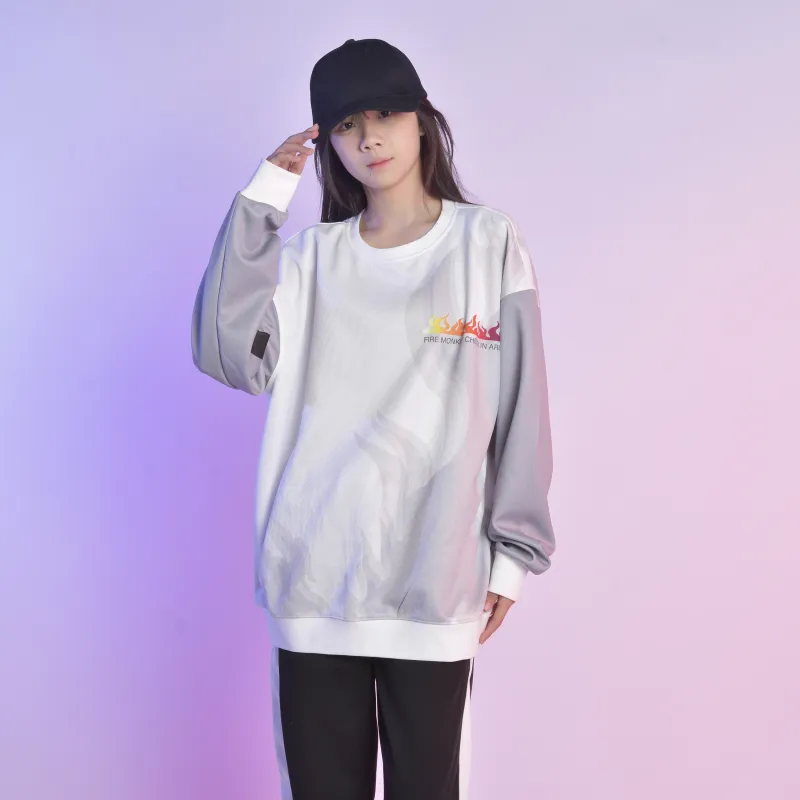 FireMonkey Sweatshirts Unisex Gray-4