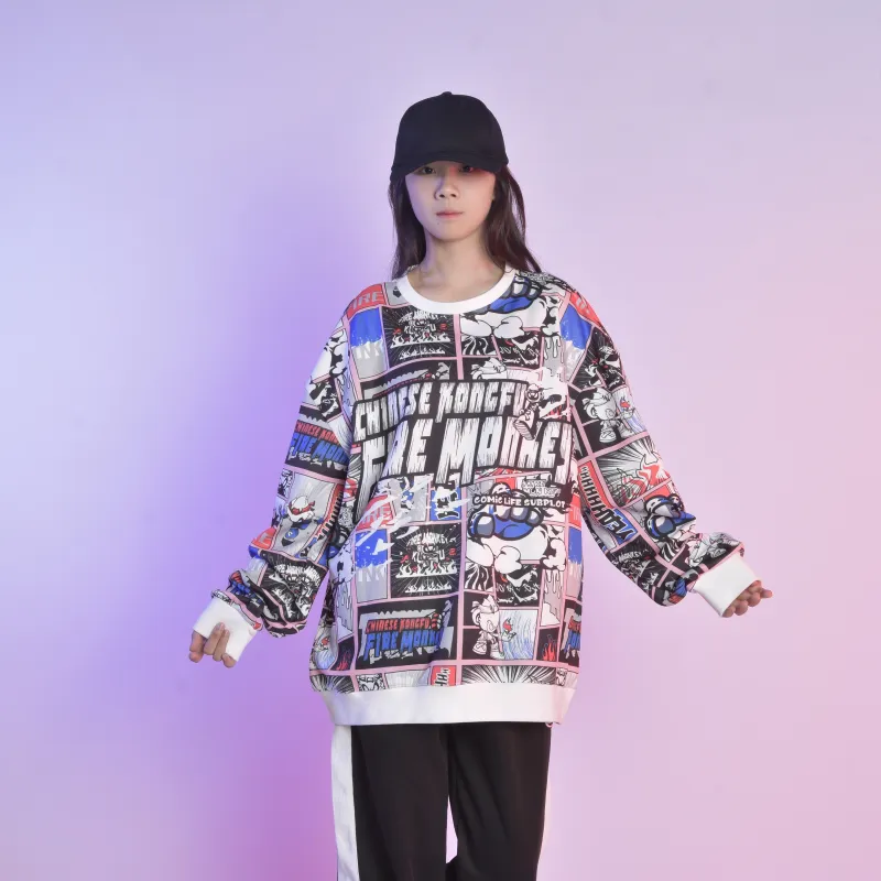 FireMonkey Sweatshirts Unisex White-4