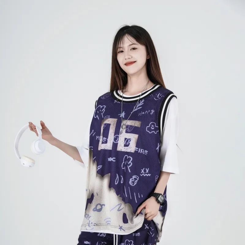 FireMonkey Basketball Suit Unisex Blue-4