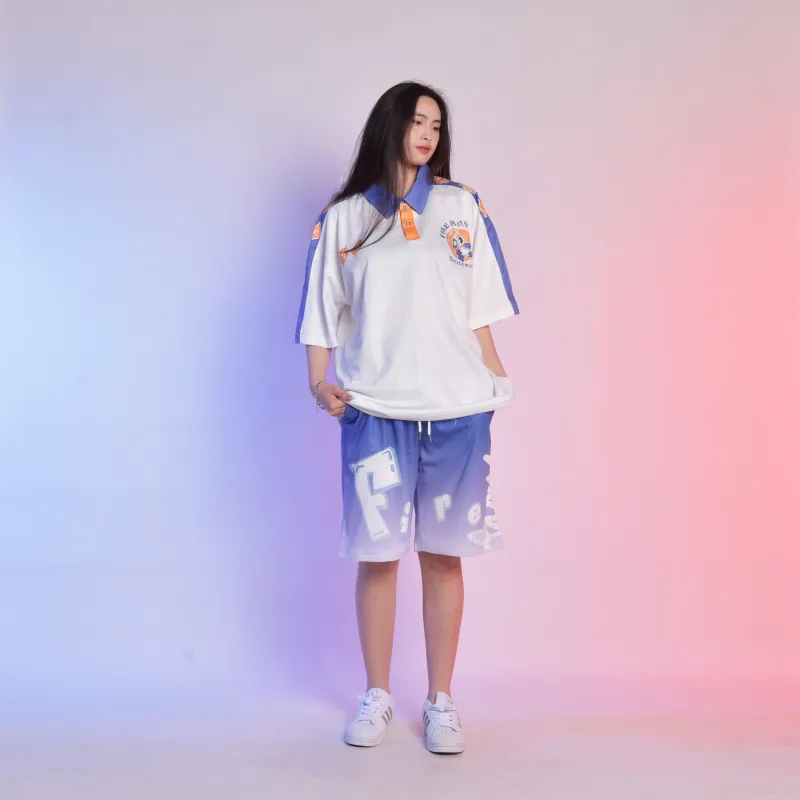 FireMonkey Basketball Shorts Unisex Blue-7