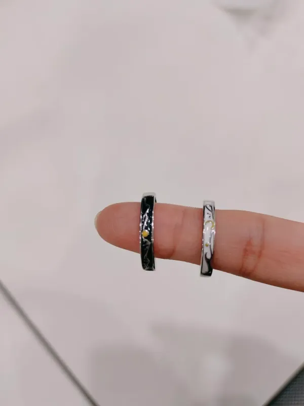 FireMonkey S925 Sterling Silver Rings Unisex-4
