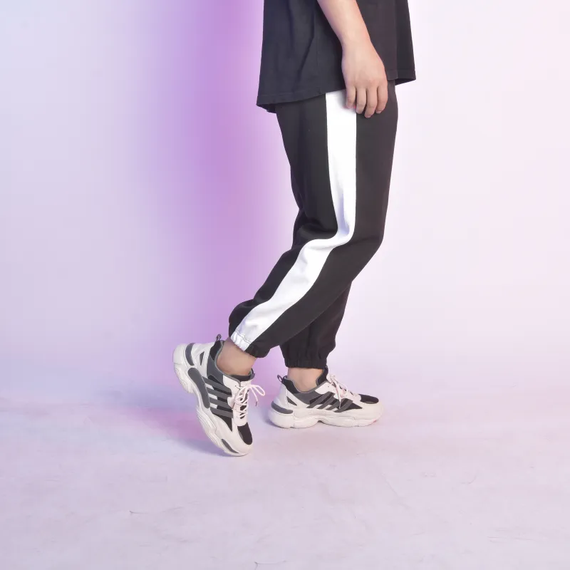 FireMonkey Knitted Sweatpants Unisex Black-3