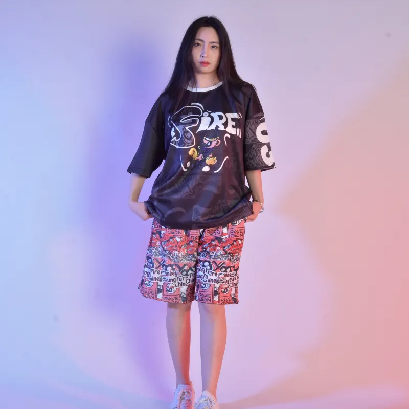 FireMonkey Basketball Shorts Unisex-4