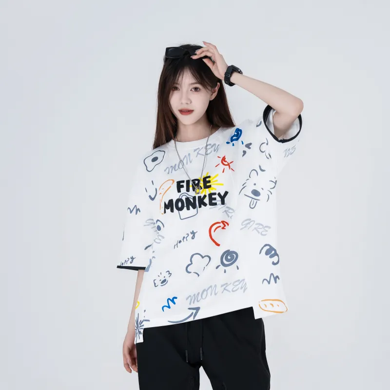 FireMonkey T Shirt Unisex White-7
