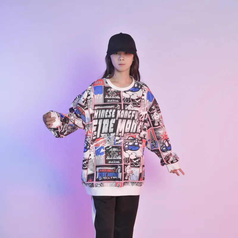 FireMonkey Sweatshirts Unisex White-5