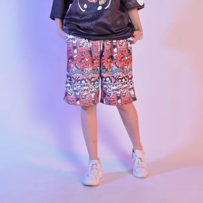 FireMonkey Basketball Shorts Unisex-6
