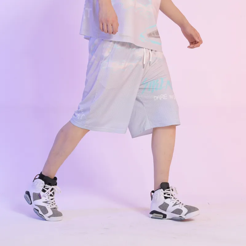 FireMonkey Basketball Shorts Unisex Gray-5
